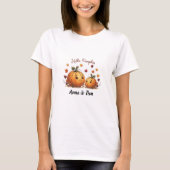 Hello Pumpkin Personalisiert Couples T - Shirt (Vorderseite)