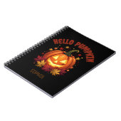 Hello Pumpkin Personalisiert Notizblock (Linke Seite)