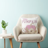 Hello Pumpkin Pink Throw Kissen für Herbstdekor (Stuhl )