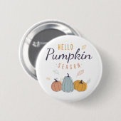 Hello Pumpkin Season Button (Vorne & Hinten)
