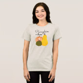 Hello Pumpkin Season Fall Vibes Pumpkin Gewürz Tri-Blend Shirt (Vorderseite voll)