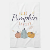 Hello Pumpkin Season Geschirrtuch (Vertikal)