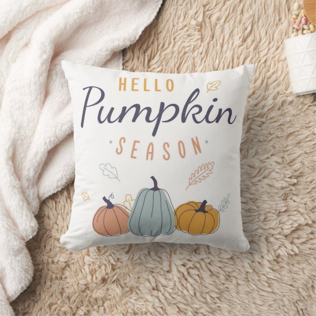Hello Pumpkin Season Kissen (Decke)
