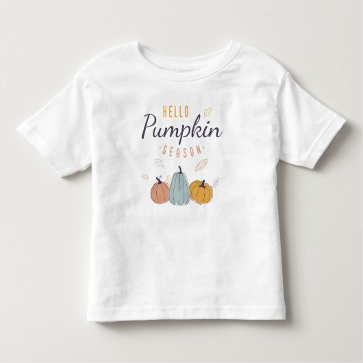 Hello Pumpkin Season Kleinkind T-shirt (Vorderseite)
