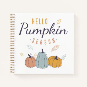 Hello Pumpkin Season Notizblock