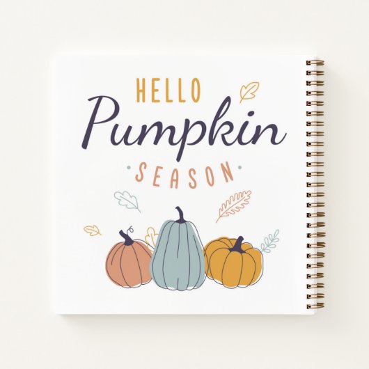 Hello Pumpkin Season Notizblock (Rückseite)