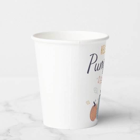 Hello Pumpkin Season Pappbecher (Rechts)