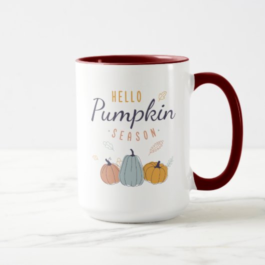 Hello Pumpkin Season Tasse (Rechts)