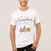Hello Pumpkin Season Tri-Blend Shirt (Vorderseite)