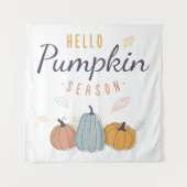 Hello Pumpkin Season Wandteppich (Vorderseite)