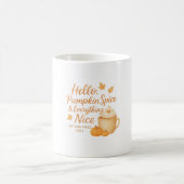 Hello, Pumpkin Spice & Everything Nice Fall Mug Kaffeetasse (Mittel)