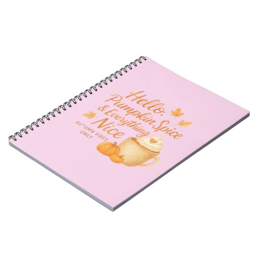 Hello, Pumpkin Spice & Everything Nice Journal Notizblock (Linke Seite)