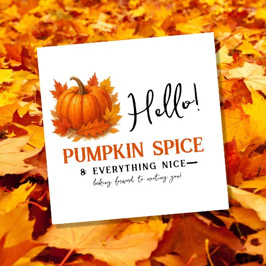Hello Pumpkin Spice & Everything Nice Neighbour Ankündigung