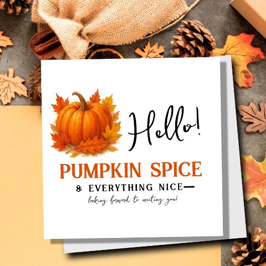Hello Pumpkin Spice & Everything Nice Neighbour Ankündigung