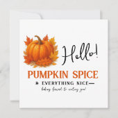 Hello Pumpkin Spice & Everything Nice Neighbour Ankündigung (Vorderseite)