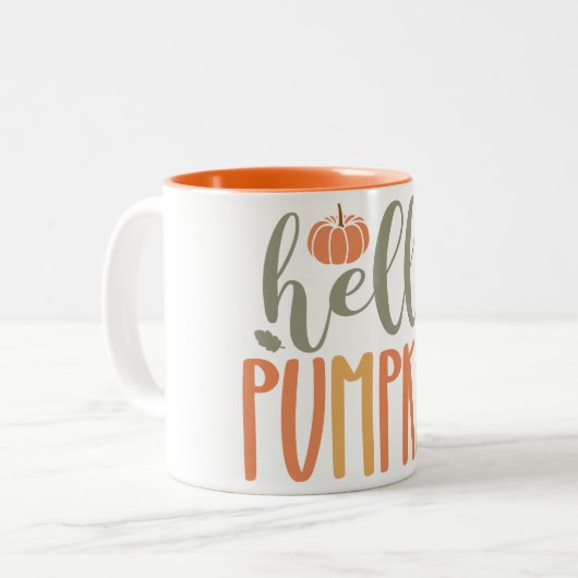 Hello Pumpkin Tasse (Vorderseite Links)