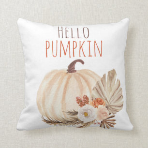Hello Pumpkin Throw Pillow Kissen