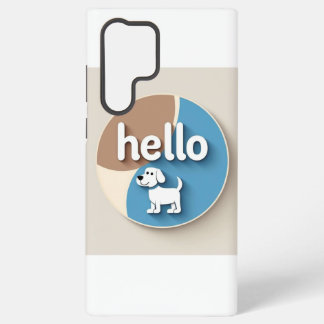 Hello Puppy Niedlich Cartoon Mobile Case Samsung Galaxy Hülle