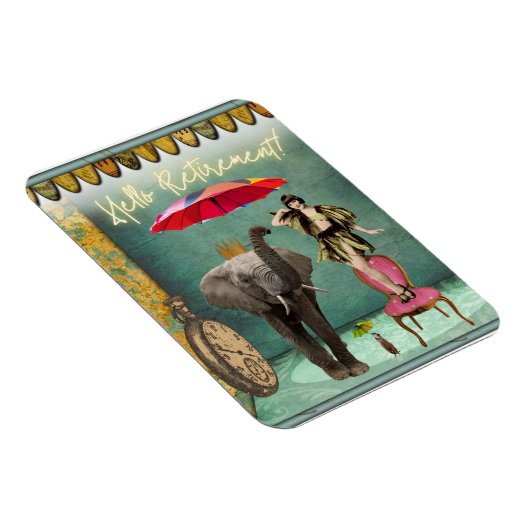 Hello Retirement Fun und Funky Magnet (Rechte Seite)