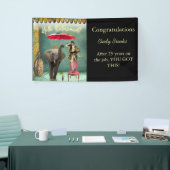 Hello Retirement Fun und Funky Personalisiert Part Banner (Messeveranstaltung)