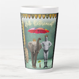 Hello Retirement Vintag Strongman Milchtasse