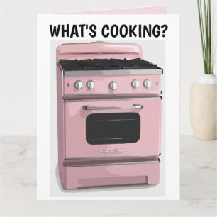 HELLO RETRO FRAU NIEDLICH BLANK GREETCARD KARTE