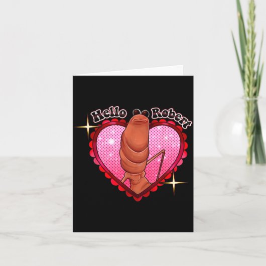 Hello Robert It's Ing Me Off Marcus The Worm Karte (Vorderseite)