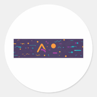 Hello Runder Aufkleber