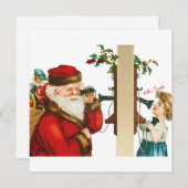 Hello Santa Feiertagskarte (Vorne/Hinten)