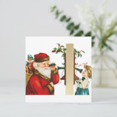 Hello Santa Feiertagskarte (Stehend Vorderseite)