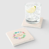 HELLO SCHÖN! STEINUNTERSETZER (Seitenansicht)