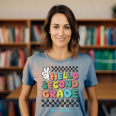 Hello Second Grade Anpassbares Tshirt