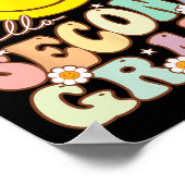 Hello Second Grade Fun Smile Face 2nd Grade Byck T Poster (Ecke)