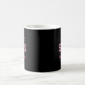 Hello Seven Est 2018 Coquette Bow 7th Birthday Gir Kaffeetasse (Mittel)