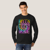 Hello Seventh Grade Back to School 7th Grade Teach T-Shirt (Vorne ganz)