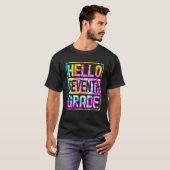 Hello Seventh Grade Back to School 7th Grade Teach T-Shirt (Vorne ganz)