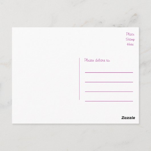 Hello Shih Tzu Puppy Dog Postcard Postkarte (Rückseite)