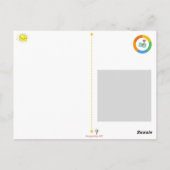 Hello Snail Mail Postkarte (Rückseite)