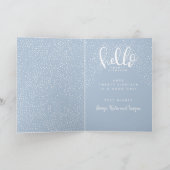 HELLO SNOW FEIERTAGSKARTE (Innenseite)