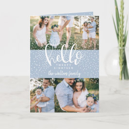 HELLO SNOW FEIERTAGSKARTE