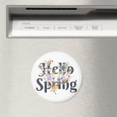 Hello Spring Birds Magnet (In Situ (Geschirrspüler))