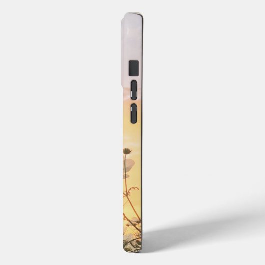 Hello Spring, Boho Wildflower Sunset Case-Mate iPhone Hülle (Rückseite / Links)