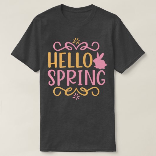 Hello Spring Bunny T-Shirt (Design vorne)