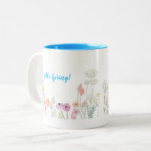 Hello Spring Coffee Tasse (Vorderseite Links)