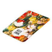 Hello Spring. Fine Art Custom Easter Gift  Magnet (Linke Seite)