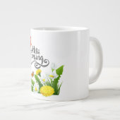 Hello Spring Floral Tasse - Niedlicher saisonaler  (Vorderseite Rechts)