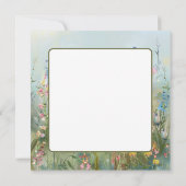 Hello Spring Flowers Grußkarte (Rückseite)