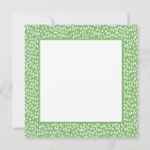 Hello Spring Flowers Grußkarte (Rückseite)