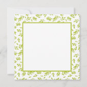 Hello Spring Garden Blume Grußkarte (Rückseite)