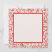 Hello Spring Girl Blume Grußkarte (Rückseite)